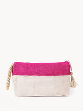 Load image into Gallery viewer, Block A Clutch / Pink-White