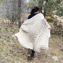 Load image into Gallery viewer, Infinite Chunky Knit Blanket | Minky | Big - Sand