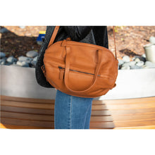 Load image into Gallery viewer, Leather Satchel Bag Brown Shoulder Purse Women's Handbag