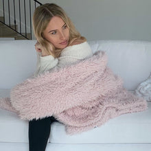 Load image into Gallery viewer, Angel Plush Blanket | BIG - Dusty Pink