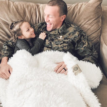 Load image into Gallery viewer, Angel Plush Blanket | BIG - Whisper White
