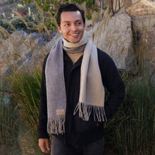 Load image into Gallery viewer, Purposeful Scarf | Oatmeal + Steel