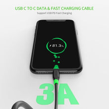 Load image into Gallery viewer, Thunderbolt 3FT USB C To C Fast Charging Cable