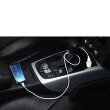 Load image into Gallery viewer, Esoulk 12W 2.4A Dual USB Travel Car Charger With 5FT Type-C Charging Cable