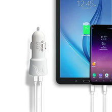 Load image into Gallery viewer, Esoulk 12W 2.4A Dual USB Travel Car Charger With 5FT Type-C Charging Cable