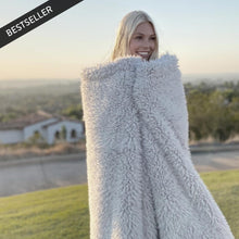 Load image into Gallery viewer, Angel Plush Blanket | BIG - Silver Cloud
