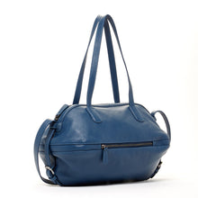 Load image into Gallery viewer, Leather Satchel Bag Blue Shoulder Purse Women's Handbag
