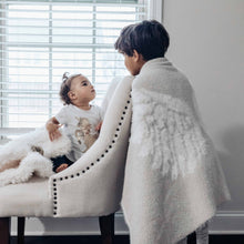 Load image into Gallery viewer, Dream Plush Blanket | LITTLE - Wings Silver
