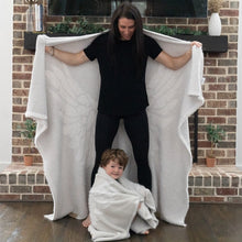 Load image into Gallery viewer, Dream Plush Blanket | LITTLE - Wings Silver
