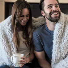 Load image into Gallery viewer, Angel Plush Blanket | BIG - Silver Cloud
