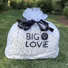 Load image into Gallery viewer, Infinite Chunky Knit Blanket | Minky | Big - Mist
