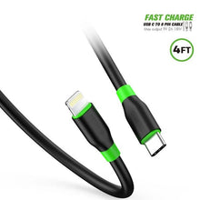 Load image into Gallery viewer, 4FT PD Fast Charge USB-C To iPhone Cable
