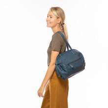 Load image into Gallery viewer, Leather Satchel Bag Blue Shoulder Purse Women's Handbag
